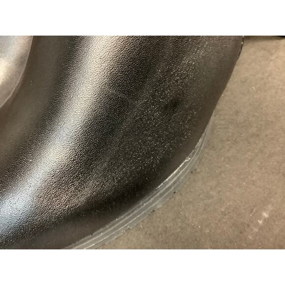 Naturalizer Size 7.5M Black Leather Bay Weatherproof Ankle Bootie Classy LB7-9 - Picture 5 of 12